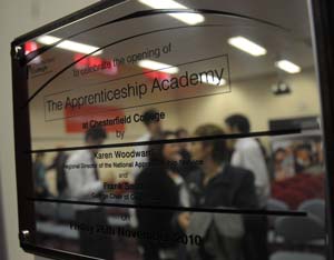 The launch of the Apprenticeship Academy at Chesterfield college