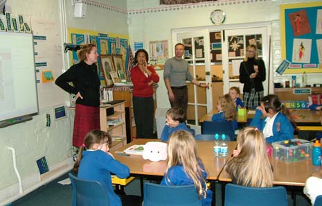 Natascha Engel, MP for NE Derbyshire, visits local Chesterfield school, New Whittington Primary