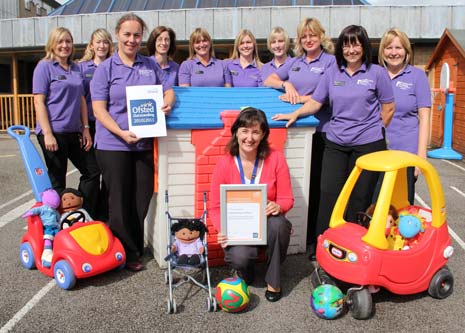 OFSTED Outstanding Award for Chesterfield College Nursery