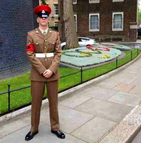 Josh Boam - had just gained his Red Beret and will be posted to Germany as a fully fledged Royal Military Police NCO