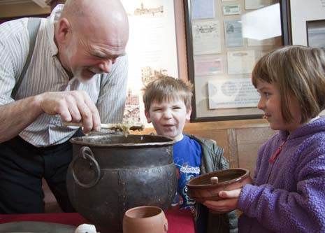 More than 500 visitors took part in an event to discover the horrible history of food at Chesterfield Museum. 