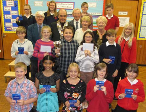 Poetry reading in Chesterfield was the focus when children from local junior schools took part in the Rotary Club of Chesterfield's annual Chesterfield Junior School's Poetry-Reading Competition.