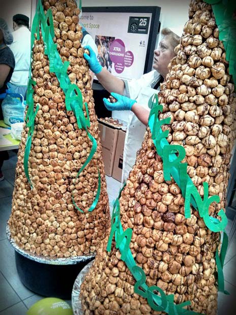 The day started with a 5km fun run leaving from the college's Heartspace at the Infirmary Road Campus, along the canal and back to college, then continued with cake and a croquembouche over 6ft tall!