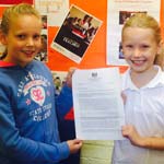 Two Chesterfield Schoolgirls Receive Response From Prime Minister