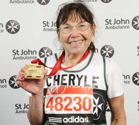 Cheryle's Marathon Fundraiser For St John Ambulance