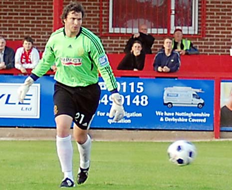Alfreton Town goalkeeper Phil Barnes has been lauded for his professionalism by club chairman Wayne Bradley.