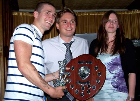 Josh Law receives the Players' Player of the Season