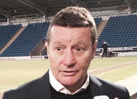 Manager Danny Wilson remained positive after the game against Blackpool