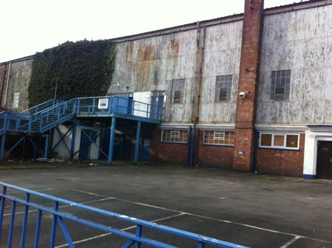 Old Saltergate ground - now ready to be demolished, was the starting point in Gordon's footballing career.