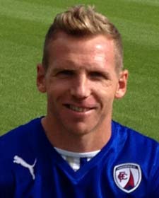 Ritchie Humphreys was the day's captain for Chesterfield in honour of what was his 600th career league appearance!