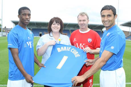 Chesterfield FC Proud To Support Marie Curie Cancer Care Charity