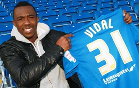 Javan Vidal, who signed on loan for Chesterfield FC today