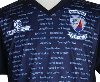 Chesterfield FC's Champions Shirt