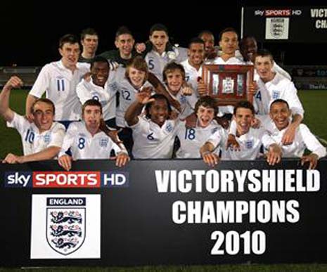 England - last years Sky Sports Victory Shield Champions