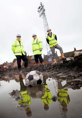 Last Part Of Chesterfield's Beloved Old Ground, Saltergate, Is Removed Today
