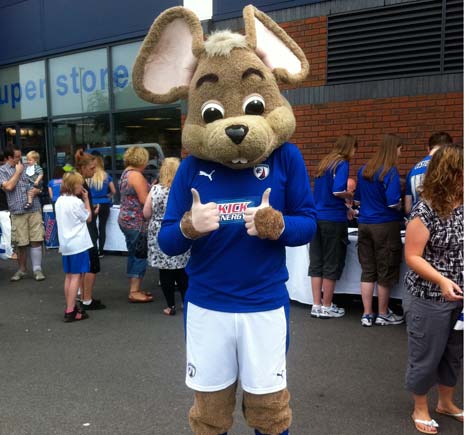 Chester the Fieldmouse was also on hand with his friends Ashley and The Scout Bear to welcome visitors.
