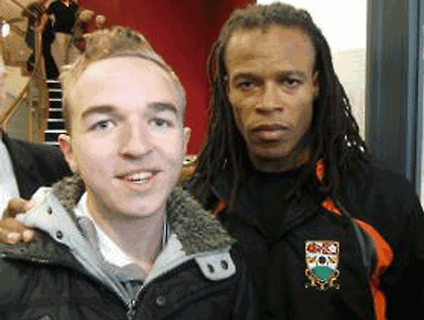 Finally, before heading home, I spotted Edgar Davids coming out of the main entrance and I got a photo with the 1995 Champions League winner and former Holland international.