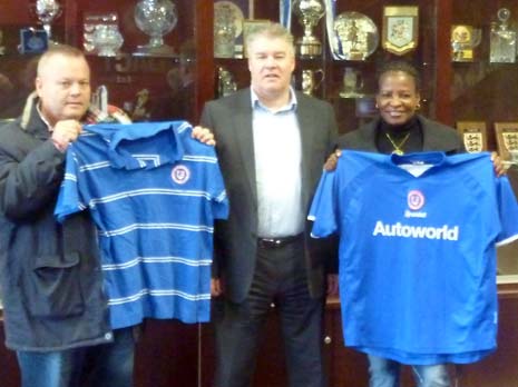 One of those saw Chestefield FC organise a 'Share your shirt with Tsumeb' appeal where supporters were asked to donate any old shirts they may have to help further sporting participation in Tsumeb.