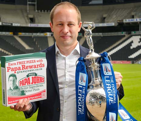 Papa John's Announces Football League Sponsorship In Chesterfield