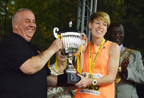 After being presented with her trophy, Helen told us that she was delighted, I feel amazing