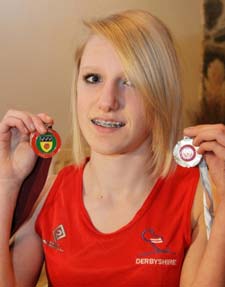 Derbyshire County Success For Chesterfield AC's Tasmin Boam and other Derbyshire Young Athletes