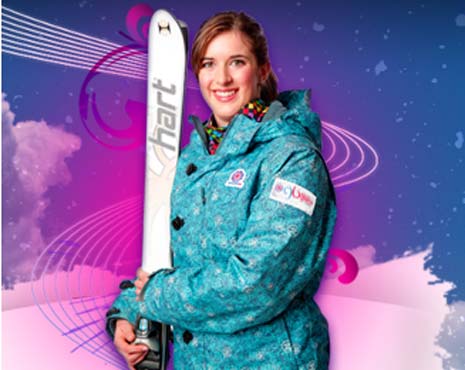 Chesterfield girl, Ellie Koyander, has the honour of being the youngest athlete to represent the UK as part of Team GB at the Vancouver 2010 Winter Olympics