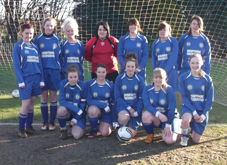 Chesterfield Ladies U18's Whites have been supplied with a new kit - a big thanks to the Derbyshire Freemasons.