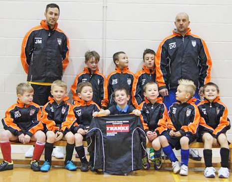when John Mason, a laser programmer with Franke Sissons, suggested Wingerworth Junior Sports Association (WSJA) was in need of new team coats for its Wingerworth Wolves Under 7s squad, Franke Sissons  agreed to sponsor the waterproof coats.