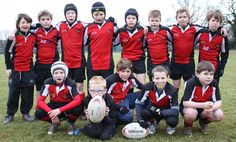 The Under 14's Chesterfield Panthers squad