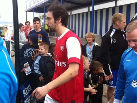 Stars such as Ralf Little (Royle Family) and Patrick Robinson (Casualty) were also part of the Arsenal Charity team.