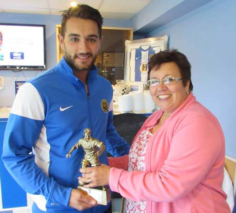 On an afternoon when Steve Hernandez was presented with an award for being voted as the Staveley player of the month for August